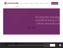 Tablet Screenshot of learnovatecentre.org